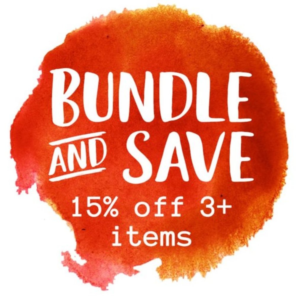 Bundle 3 items and save 15%